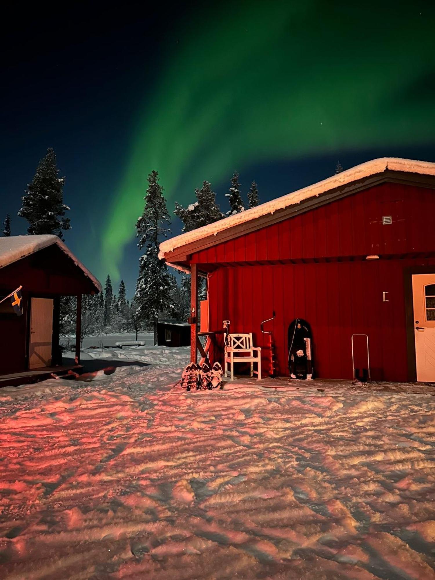 Camp Caroli Family House Villa Jukkasjärvi Buitenkant foto