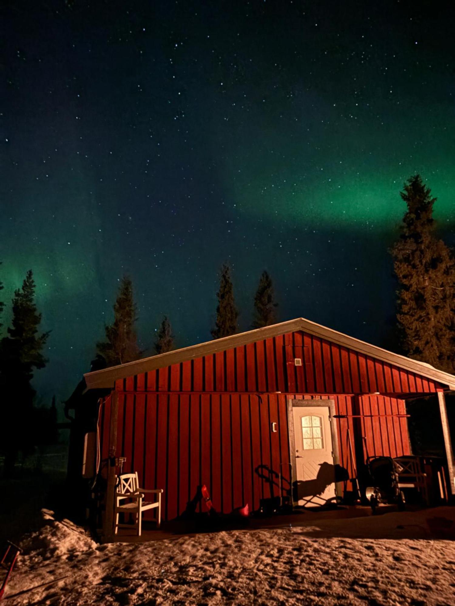 Camp Caroli Family House Villa Jukkasjärvi Buitenkant foto